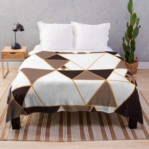 Item preview, Brown Triangle Pattern, Modern Design. designed and sold by DieggDesign.