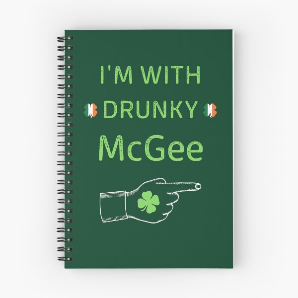 Item preview, I'm With Drunky Mcgee Funny couple St Patrick's day designed and sold by WoodburyLake.