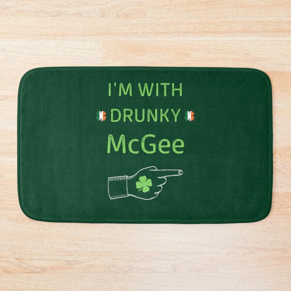 Item preview, I'm With Drunky Mcgee Funny couple St Patrick's day designed and sold by WoodburyLake.