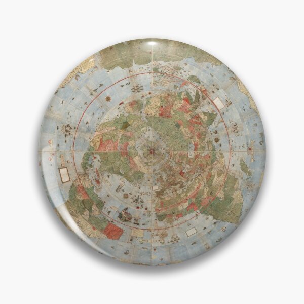 Item preview, Antique Map of the World, 16th Century designed and sold by ganje.