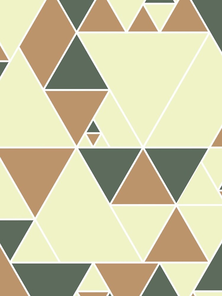Thumbnail 4 of 4, iPhone Case, Earthy Triangle Pattern, Modern Design. designed and sold by DieggDesign.