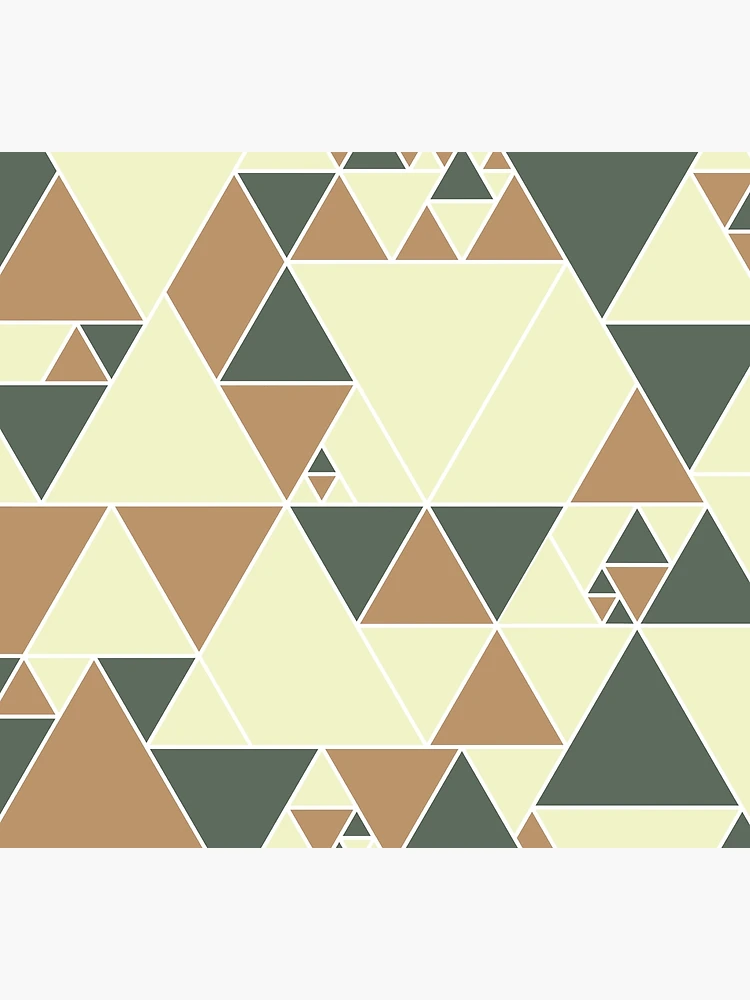 Thumbnail 5 of 5, Socks, Earthy Triangle Pattern, Modern Design. designed and sold by DieggDesign.
