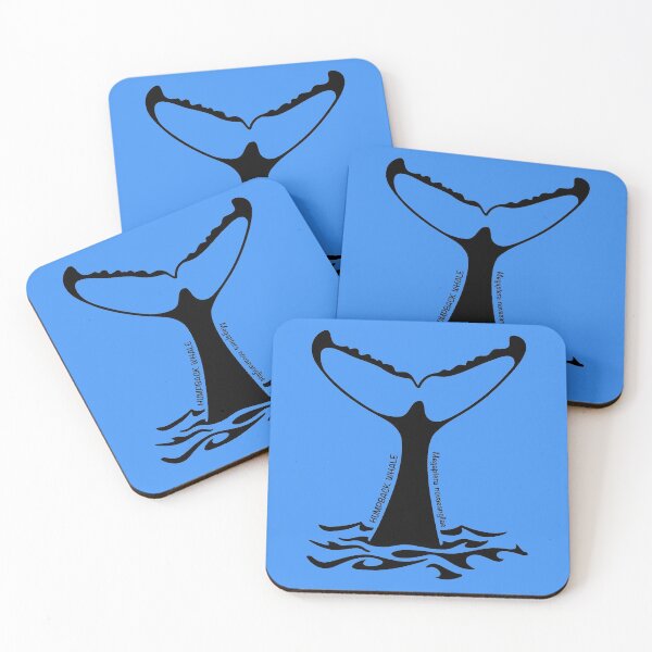 Item preview, Humpback Whale Australian Ocean Animal Silhouette with name. designed and sold by BOLD-Australia.