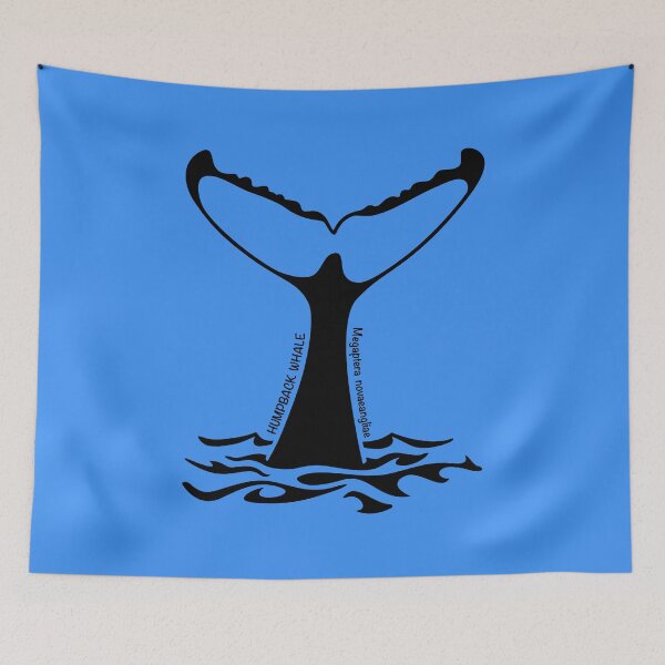 Item preview, Humpback Whale Australian Ocean Animal Silhouette with name. designed and sold by BOLD-Australia.