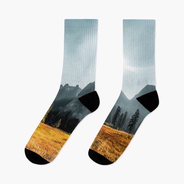 Item preview, Mountains scenic with blue cloudy sky at Yosemite national park, California, USA designed and sold by Mrvell.
