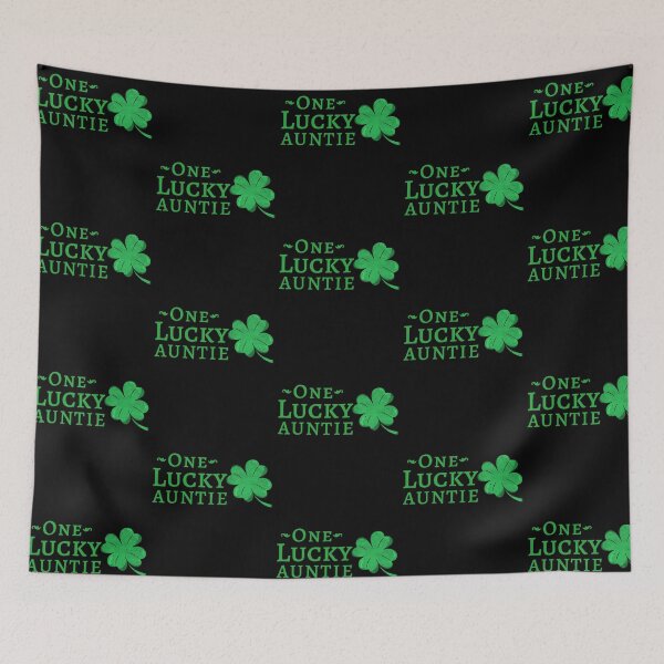 Item preview, One Lucky Auntie St. Patrick's Day Shamrock designed and sold by LadySaltwater.
