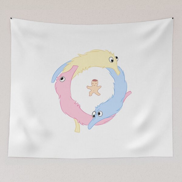 Item preview, Worm Circle - Pastel Version designed and sold by LondonBlu.