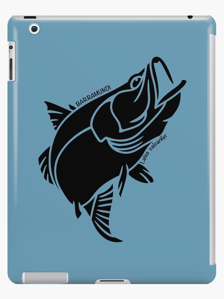 Barramundi Australian Ocean Animal Silhouette with name. Sticker for Sale  by BOLD-Australia