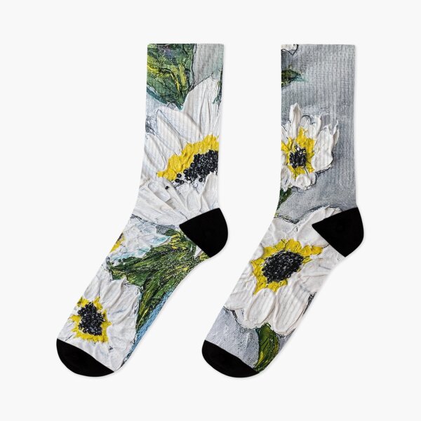 Item preview, Daisies in the blue vase designed and sold by Soul Blossom Art.