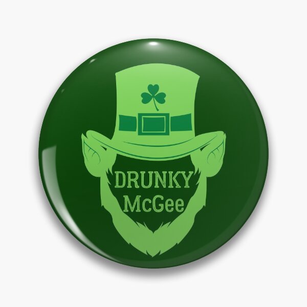 Item preview, Drunky Mcgee Funny couple St Patrick's day designed and sold by WoodburyLake.