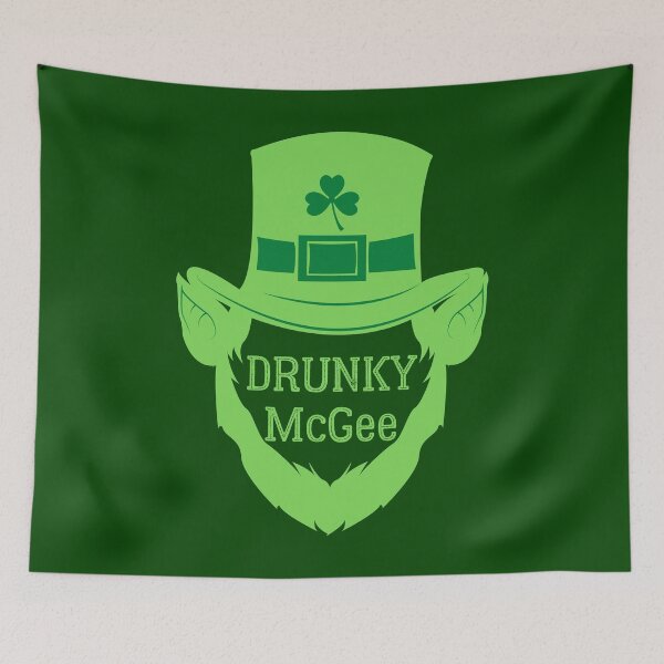 Item preview, Drunky Mcgee Funny couple St Patrick's day designed and sold by WoodburyLake.