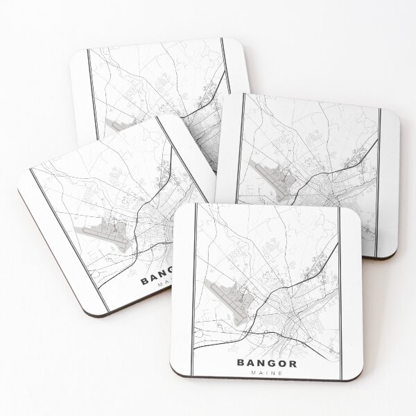 Item preview, Bangor Map designed and sold by Tamas Das.
