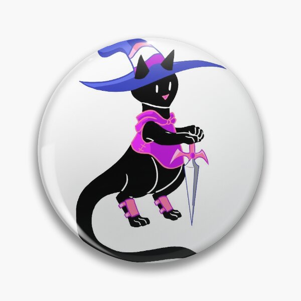 Item preview, Genderfluid Pride Witch Knight Kitty designed and sold by Kitties By Kelci.