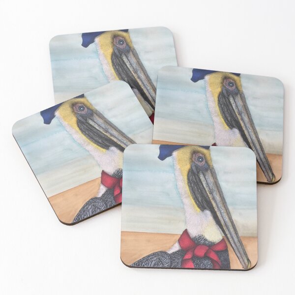 Item preview, A pelican that dreams of traveling to France designed and sold by Seaside Dreamer.