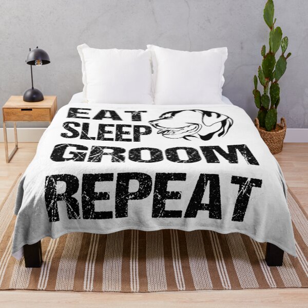 Item preview, Dog Grooming Eat Sleep Groom Repeat designed and sold by ADAMYASS.