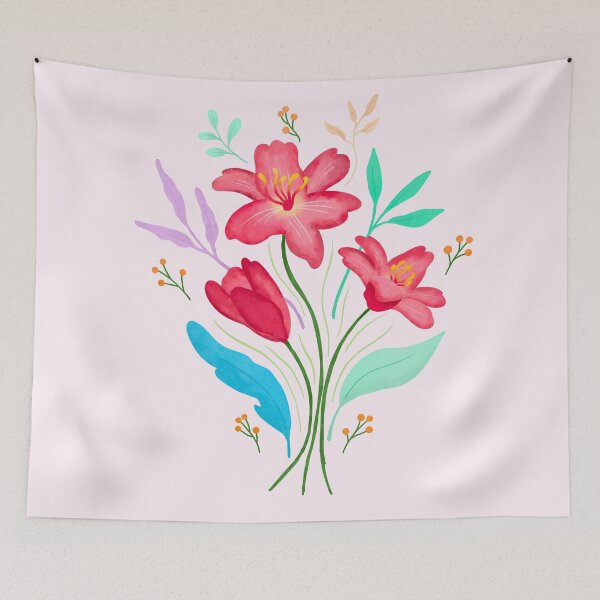 Item preview, Acuarela Floral designed and sold by ethnicdrawing.