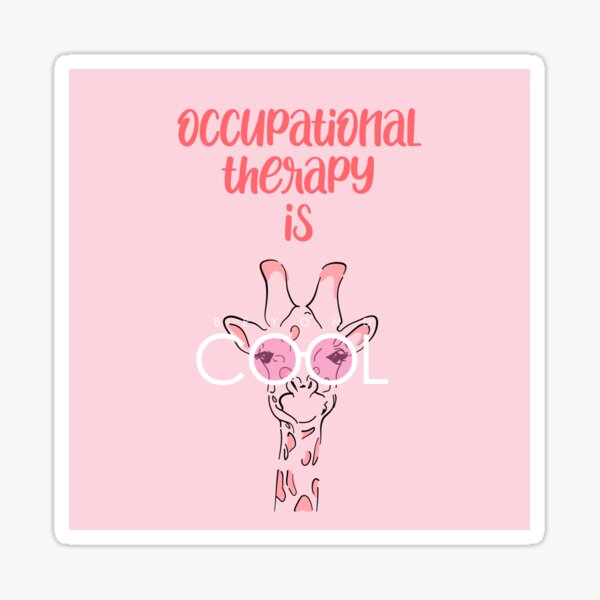 Beyond Cool Occupational Therapy Giraffe Sticker