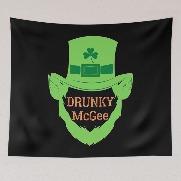 Item preview, Drunky Mcgee Funny couple St Patrick's day designed and sold by WoodburyLake.