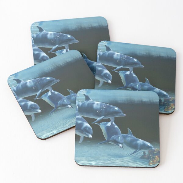 Item preview, Happy Dolphins designed and sold by IMomentsArt.
