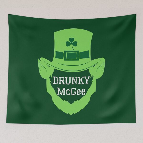 Item preview, Drunky Mcgee Funny couple St Patrick's day designed and sold by WoodburyLake.