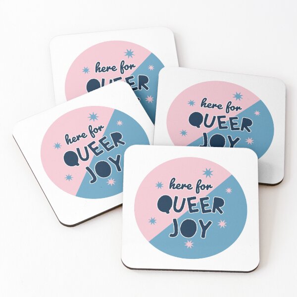 Item preview, here for queer joy designed and sold by craftordiy.art.