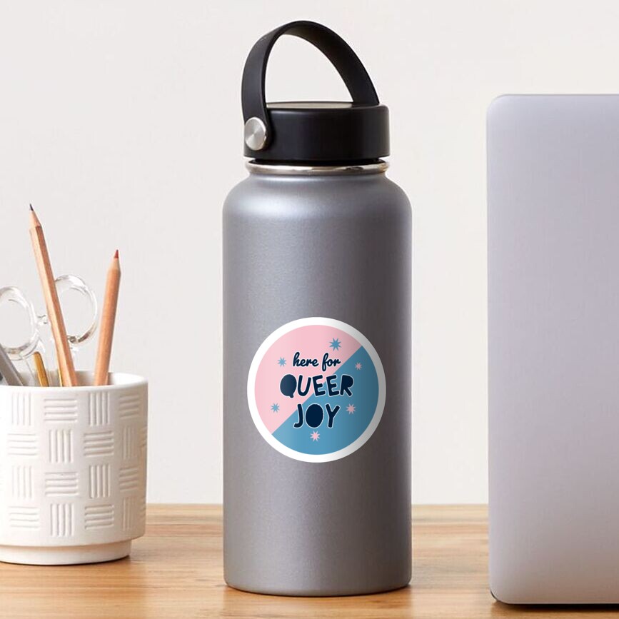 here for queer joy Sticker
