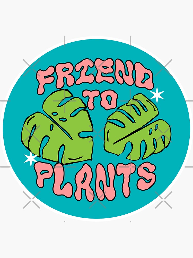 friend to plants | monstera leaf & stars by craftordiy