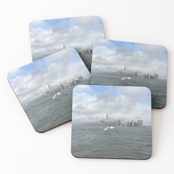 Item preview, Seagull Flying Over the Hudson River - One World Trade Center - New York City - NYC designed and sold by Christina Boiardi.