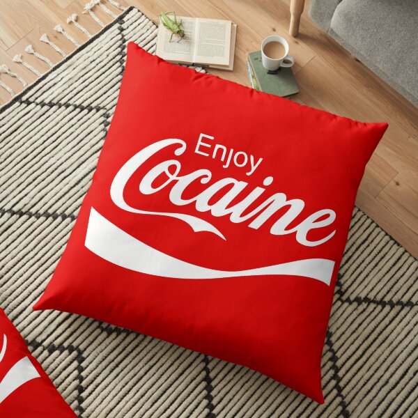 Enjoy Cocaine Floor Pillow