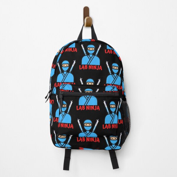 Item preview, LAB NINJA WITH PIPETTES MEDICAL LABORATORY SCIENTIST  designed and sold by Hippiesole.