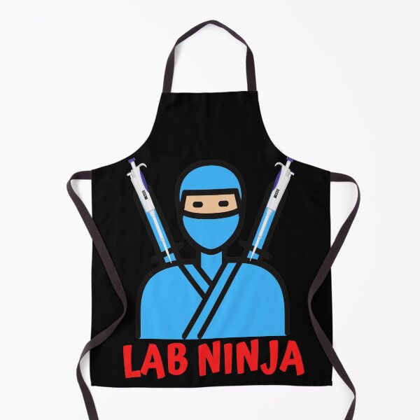 Item preview, LAB NINJA WITH PIPETTES MEDICAL LABORATORY SCIENTIST  designed and sold by Hippiesole.
