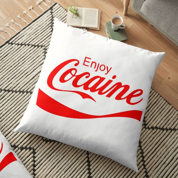 Enjoy Cocaine Floor Pillow