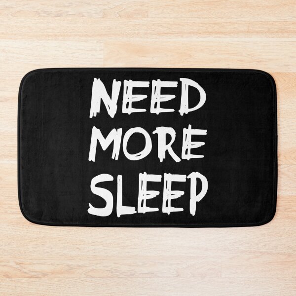 Item preview, Need more sleep - messy handwritten typograpy for someone overworked and sleep deprived designed and sold by LoveLifeRandom.