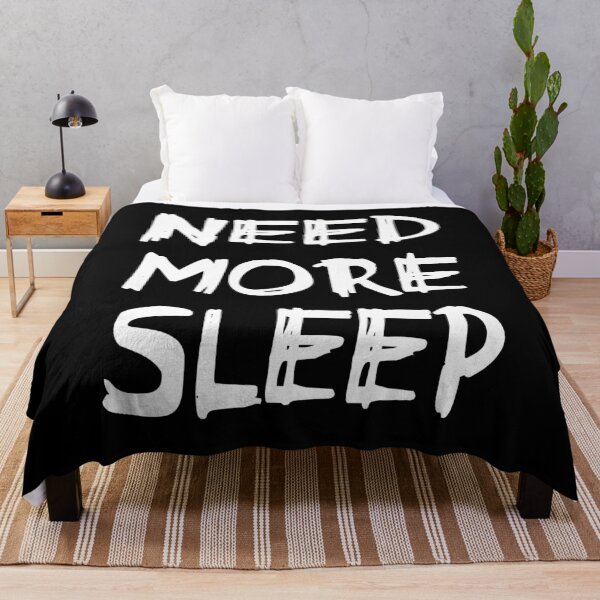 Item preview, Need more sleep - messy handwritten typograpy for someone overworked and sleep deprived designed and sold by LoveLifeRandom.