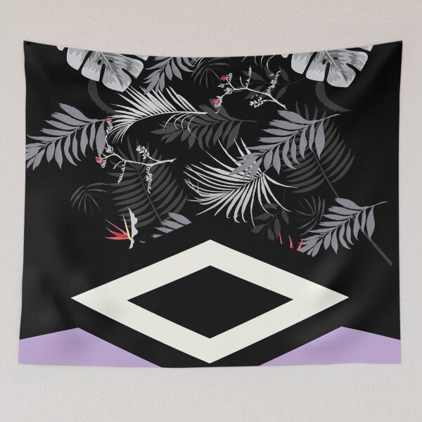 Item preview, Beautiful Flowers Purple | Black Based | Yoga pants | Iphone Case  designed and sold by Melianapratiwi.