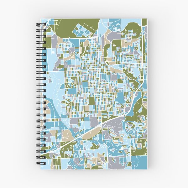 Artikelvorschau, Sioux Falls Map, Map of Sioux Falls South Dakota entworfen und verkauft von MosaicMaps.