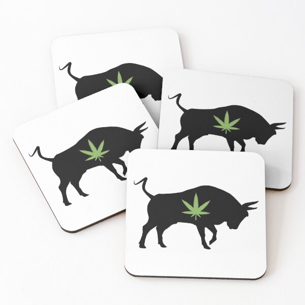 Item preview, Bullish on Weed designed and sold by ThoughtJumble.