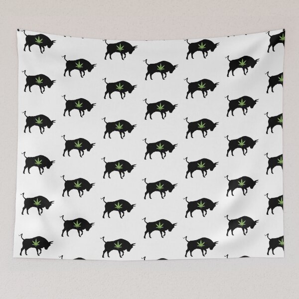 Item preview, Bullish on Weed designed and sold by ThoughtJumble.