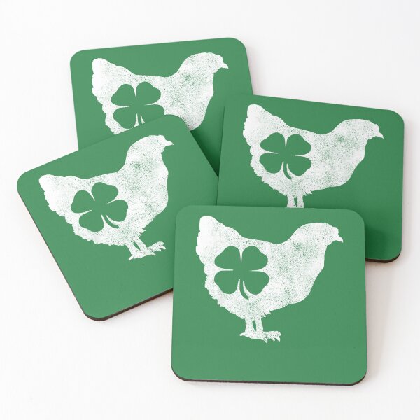 Item preview, Chicken Bird Hen Shamrock St. Patrick's Day Saint Paddy's T-Shirt designed and sold by Lukifo-Glacier.