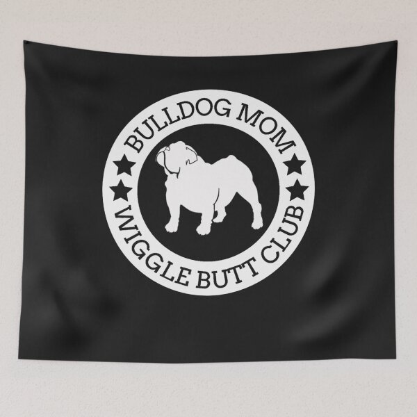 Item preview, English Bulldog Mom Wiggle Butt Club T-Shirt For Women designed and sold by Lukifo-Glacier.
