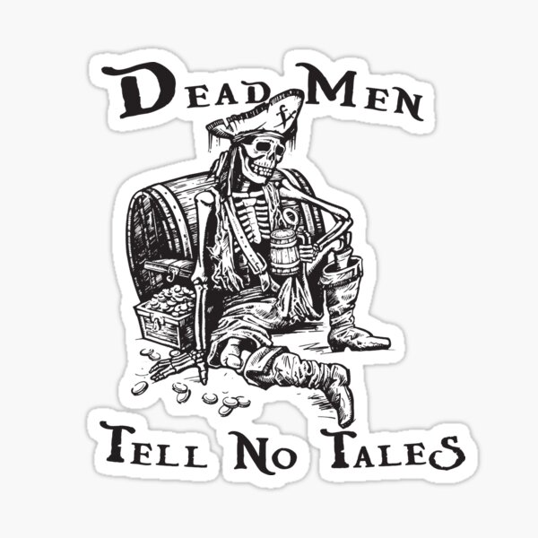 Dead Men Tell No Tales Jolly Roger Patch (Embroidered Hook) – MILTACUSA
