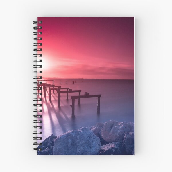 Item preview, Sunset at Kwinana Beach Jetty,  Rockingham W.A. designed and sold by Sandra Chung.