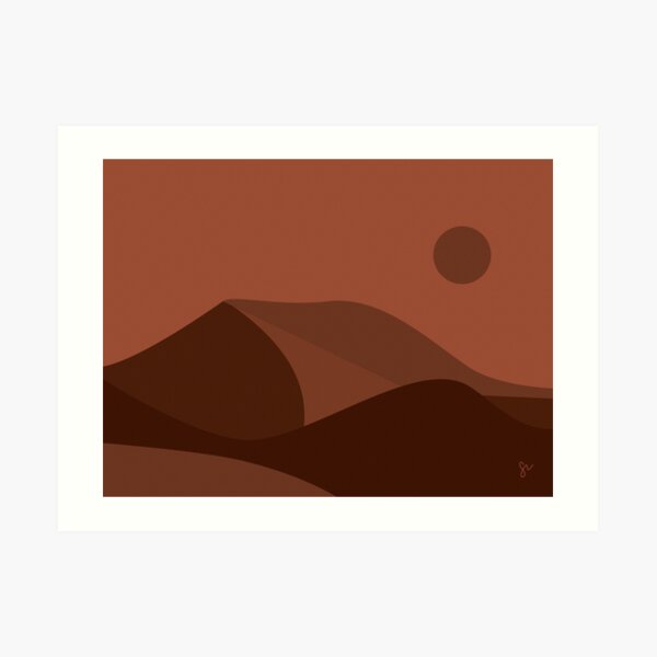 Sand Dunes Art Print