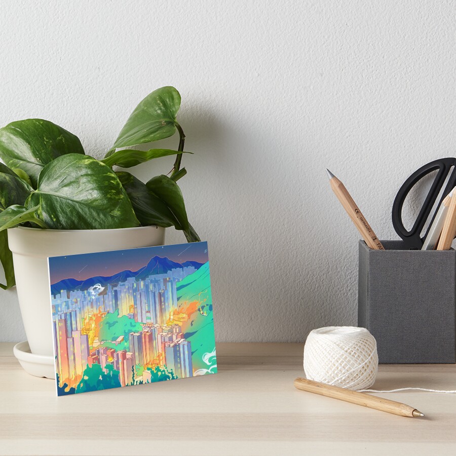 Item preview, Art Board Print designed and sold by lingmuki.