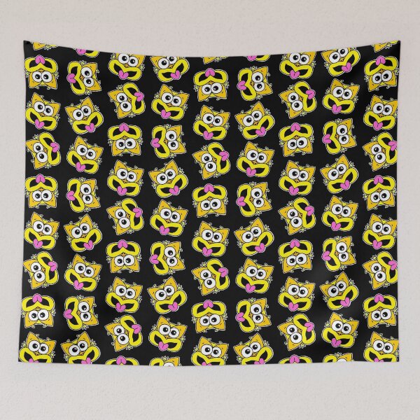 Item preview, Cute Yellow Taniwha - clock ft. Te Reo Maori Numbers designed and sold by Adrienne Body.