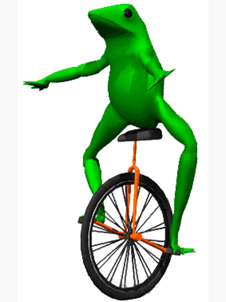 dat boi meme / unicycle frog by JoeDaEskimo