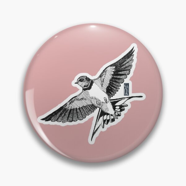 Item preview, Ink Swallow Bird designed and sold by Kirsty Dillon.