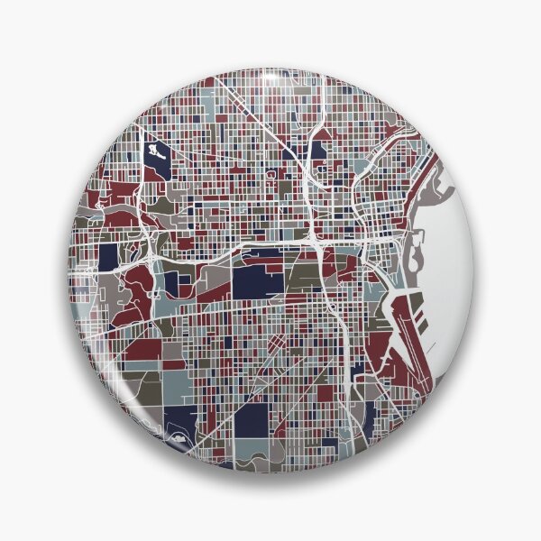 Artikelvorschau, Milwaukee Map, Map of Milwaukie Wisconsin entworfen und verkauft von MosaicMaps.