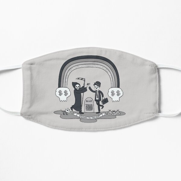 Death And Taxes Flat Mask