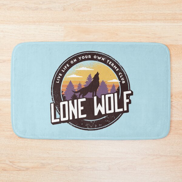 Item preview, Lone Wolf Retro Sunset designed and sold by RedQuality.